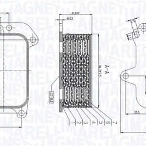 Radiator ulei motor MAGNETI MARELLI 350300005100 – PEOUGET | AutoRival