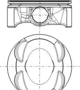 Piston MAHLE ORIGINAL 039 PI 00138 000 – PEOUGET | AutoRival