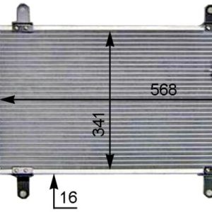 Condensator climatizare MAHLE ORIGINAL AC 514 000S – PEOUGET | AutoRival