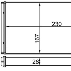 Schimbator de caldura incalzire habitaclu MAHLE ORIGINAL AH 225 000S – PEOUGET | AutoRival
