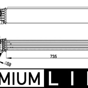 Intercooler compresor MAHLE ORIGINAL CI 148 000P – PEOUGET | AutoRival