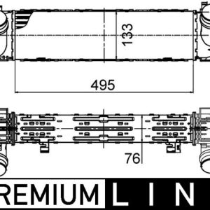 Intercooler compresor MAHLE ORIGINAL CI 393 000P – PEOUGET | AutoRival