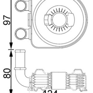 Radiator ulei motor MAHLE ORIGINAL CLC 193 000S – PEOUGET | AutoRival