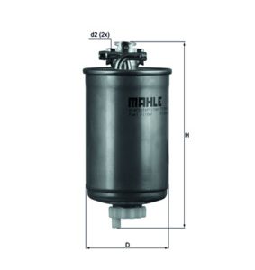 Filtru combustibil MAHLE ORIGINAL KL 75 – PEOUGET | AutoRival
