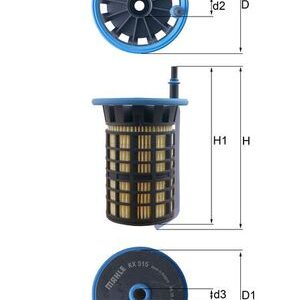 Filtru combustibil MAHLE ORIGINAL KX 515 – PEOUGET | AutoRival