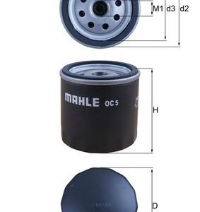 Filtru ulei MAHLE ORIGINAL OC 5 – PEOUGET | AutoRival