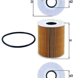 Filtru ulei MAHLE ORIGINAL OX 776D – PEOUGET | AutoRival
