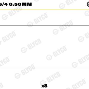 Cuzineti biela GLYCO 71-4246/4 0.50mm – PEOUGET | AutoRival