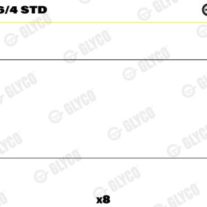 Cuzineti biela GLYCO 71-4246/4 STD – PEOUGET | AutoRival