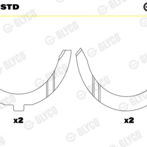 Saiba distantier arbore cotit GLYCO A188/4 STD – PEOUGET | AutoRival