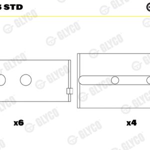 Cuzineti arbore cotit GLYCO H1071/5 STD – PEOUGET | AutoRival