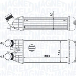 Intercooler compresor MAGNETI MARELLI 351319204470 – PEOUGET | AutoRival