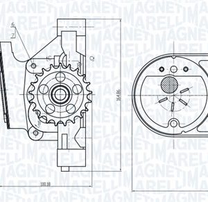 Pompa ulei MAGNETI MARELLI 351516000027 – PEOUGET | AutoRival