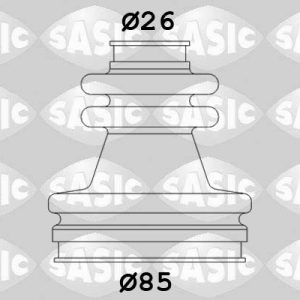 Ansamblu burduf articulatie planetara SASIC 2873723 – PEOUGET | AutoRival