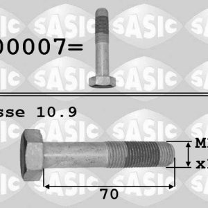 Surub fulie SASIC 8700007 – PEOUGET | AutoRival