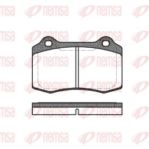 Set placute frana REMSA 0434.30 – PEOUGET | AutoRival