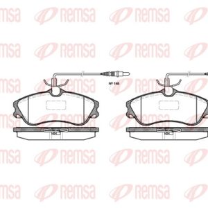 Set placute frana REMSA 0634.04 – PEOUGET | AutoRival