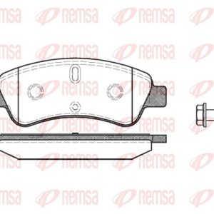 Set placute frana REMSA 0840.10 – PEOUGET | AutoRival