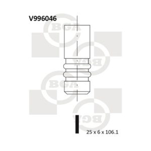 Supapa evacuare BGA V996046 – PEOUGET | AutoRival