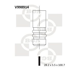 Supapa admisie BGA V998914 – PEOUGET | AutoRival