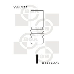 Supapa evacuare BGA V998927 – PEOUGET | AutoRival