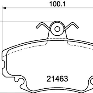 Set placute frana DON PCP1005 – PEOUGET | AutoRival