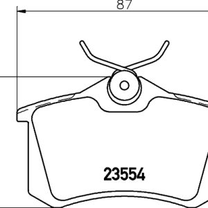 Set placute frana DON PCP1011 – PEOUGET | AutoRival