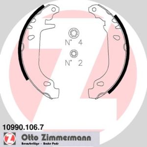 Set saboti frana ZIMMERMANN 10990.106.7 – PEOUGET | AutoRival