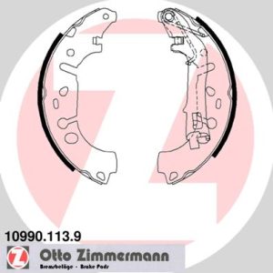 Set saboti frana ZIMMERMANN 10990.113.9 – PEOUGET | AutoRival