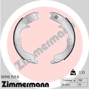 Set saboti frana frana de mana ZIMMERMANN 10990.159.8 – PEOUGET | AutoRival