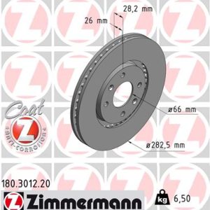 Disc frana ZIMMERMANN 180.3012.20 – PEOUGET | AutoRival