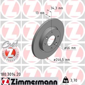 Disc frana ZIMMERMANN 180.3014.20 – PEOUGET | AutoRival