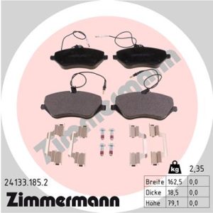 Set placute frana ZIMMERMANN 24133.185.2 – PEOUGET | AutoRival