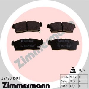Set placute frana ZIMMERMANN 24423.150.1 – PEOUGET | AutoRival
