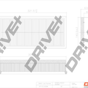 Filtru aer DRIVE DP1110.10.0096 – PEOUGET | AutoRival