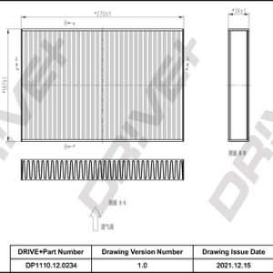 Filtru aer habitaclu DRIVE DP1110.12.0234 – PEOUGET | AutoRival