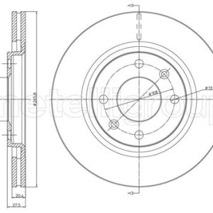 Disc frana METELLI 23-0191 – PEOUGET | AutoRival