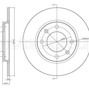 Disc frana METELLI 23-0271 – PEOUGET | AutoRival