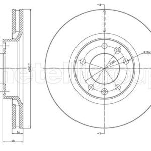 Disc frana METELLI 23-0295 – PEOUGET | AutoRival