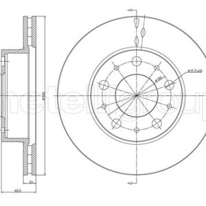 Disc frana METELLI 23-0341 – PEOUGET | AutoRival