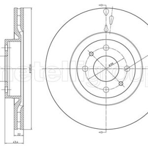 Disc frana METELLI 23-0369C – PEOUGET | AutoRival