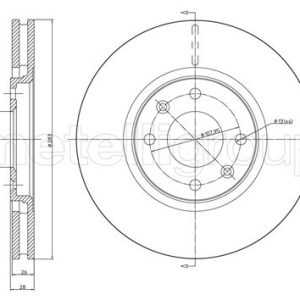 Disc frana METELLI 23-0454 – PEOUGET | AutoRival