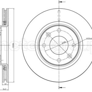 Disc frana METELLI 23-0555C – PEOUGET | AutoRival