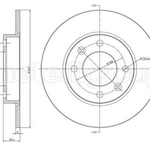 Disc frana METELLI 23-0567C – PEOUGET | AutoRival