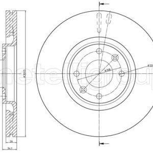 Disc frana METELLI 23-0751C – PEOUGET | AutoRival