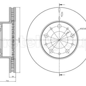 Disc frana METELLI 23-0884C – PEOUGET | AutoRival