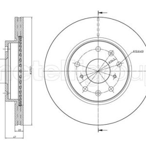 Disc frana METELLI 23-0895C – PEOUGET | AutoRival
