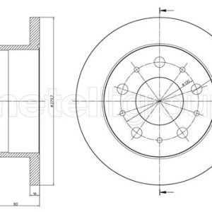 Disc frana METELLI 23-0912C – PEOUGET | AutoRival
