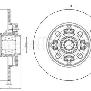 Disc frana METELLI 23-1394 – PEOUGET | AutoRival