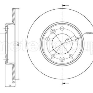 Disc frana METELLI 23-1509C – PEOUGET | AutoRival